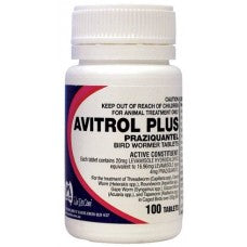 Avitrol Plus Worming 100 tablets