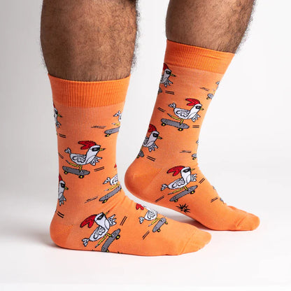Sock it to Me - Rad Chicken Mens Crew Socks